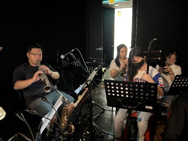 圖三：劇團實習演奏