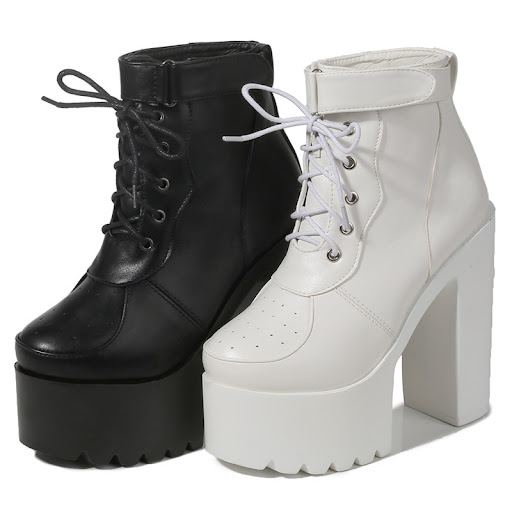 Title 6, Chunky Martin Ankle Boots for Women – Walk in c...