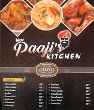 R. Paaji's Kitchen menu 1