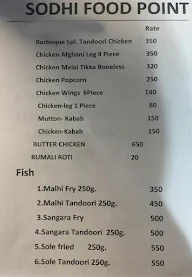 Sodhi Food Point menu 2