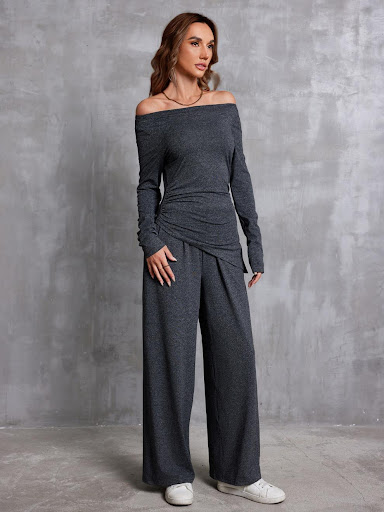 Title 8, Womens two-piece suit featuring a long-sleeve ...
