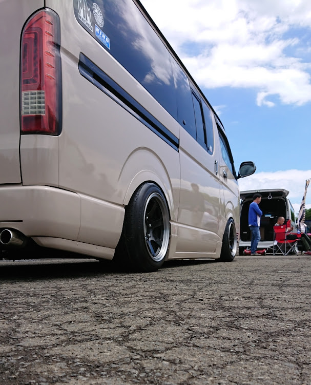 ハイエースバンの洗車・ハイスタミーティング・ブロッコリー美味すぎσ(*´∀｀*)に関するカスタム事例の投稿画像7枚目