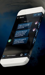 How to install Black life S.M.S. Theme 1.3 mod apk for pc