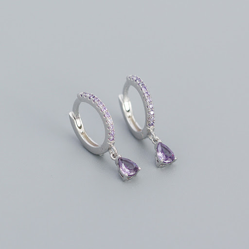 Title 11, Stylish Sterling Silver Diamond Earrings for da...