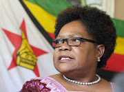 Former Zimbabwean vice-President Joice Mujuru attends a news conference in Harare, Zimbabwe, November 16, 2017. 