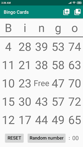 Lucky bingo numbers