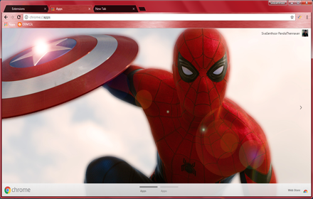 SpiderMan with Shield - Avengers small promo image