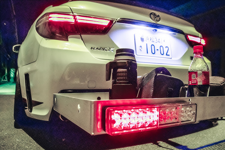 マークX G'sのマークX・ヒッチメンバー・ワンオフパーツ・ドライブ・サンルーフに関するカスタム事例の投稿画像2枚目