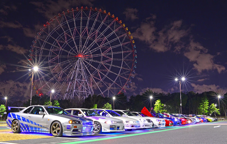 スカイラインのアンダーLED・イカリング・パーティーナイト・ナイトミーティング・二週連続に関するカスタム事例の投稿画像22枚目