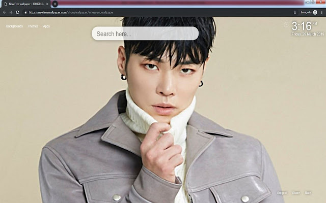 Wheesung wallpaper HD new tabs