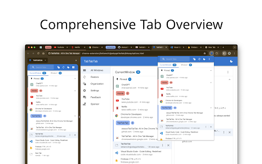 TabTabTab - All In One Tab Manager