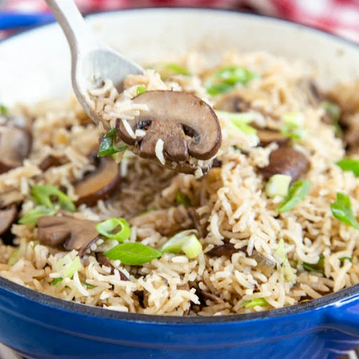 Egg Mushroom Fried Rice