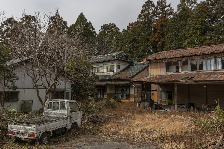 Abandoned houses inside the ‘difficult-to-return’ zone on March 8 2021 in Namie, Japan. Picture: GETTY IMAGES/YUICHI YAMAZAKI