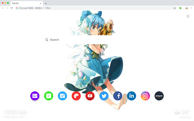 Oriental PROJECT New Tab Page HD Theme