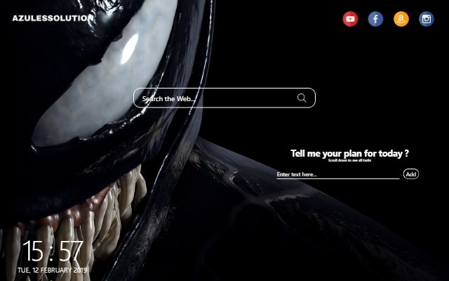 Venom Wallpaper - New Tab Theme Preview image 3