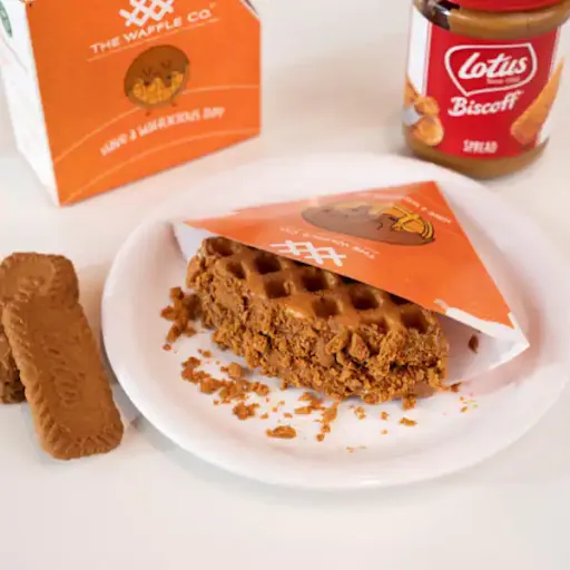 Lotus Biscoff Waffle Sandwich