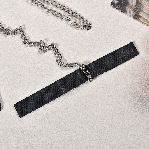 Title 12, Womens Fashion Hollowed-out Metal Chain Strap ...