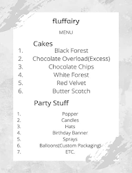 Fluffairy menu 1