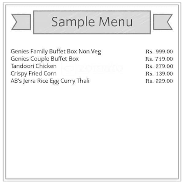 Express By AB's menu 