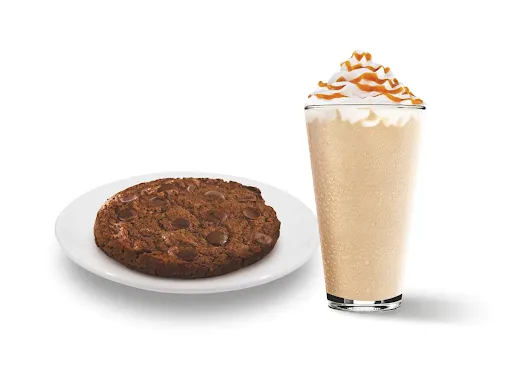 Tall Caramel Frappuccino And Double Chocolate Chip Cookie