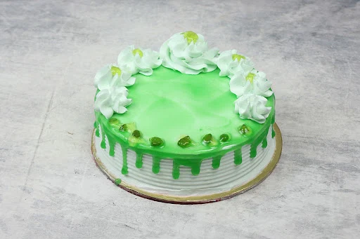 Pistachio Cake Eggless