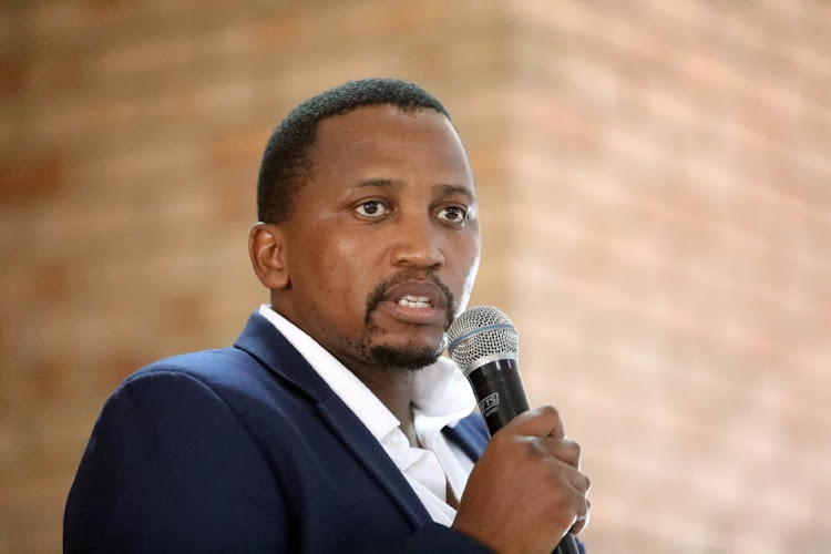 Unathi's uncle ,Lihle Mdatyana , during the funeral of Unathi Mdutyana ,15,who was killed by uknown criminals in Diepsloot ,Johannesburg .