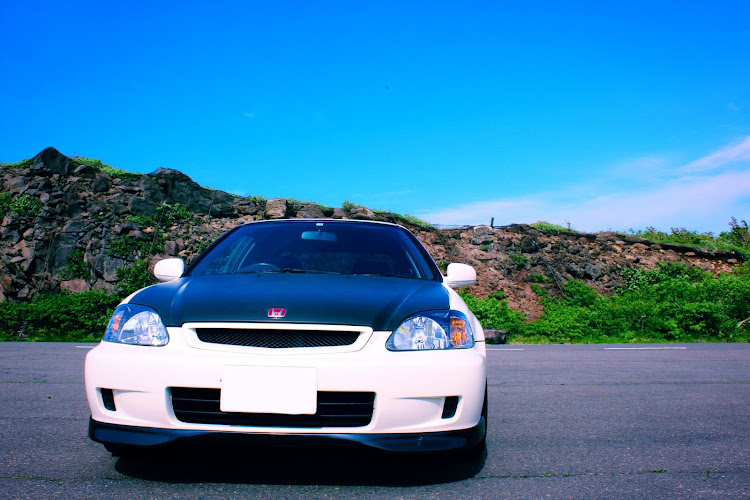 シビックタイプRのホンダ・車が好きな人と繋がりたい・EK9・右斜め前写真展・シビックタイプRに関するカスタム事例の投稿画像2枚目