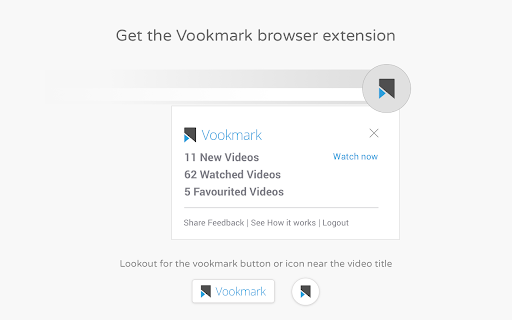 Vookmark - Easy video bookmarking