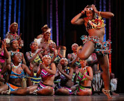 Umoja the spirit of togetherness in Johannesburg civic theatre doing what they do best. Pic: Simphiwe Mbokazi. 13/7/05. © Sunday Times.