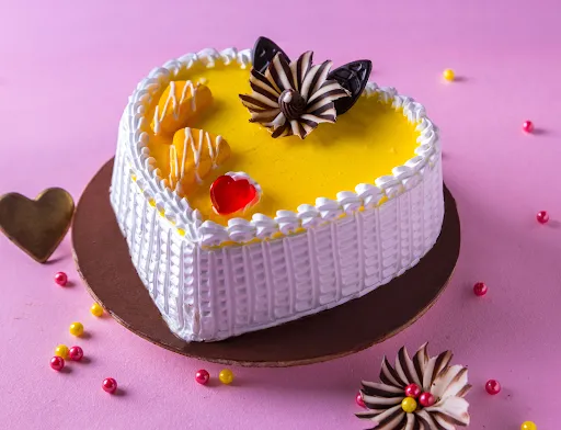 Pineapple Heart Cake