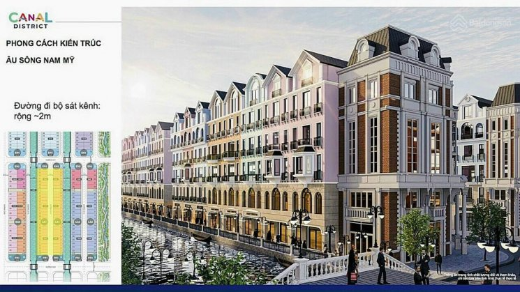 Khả năng sinh lời cao tuyệt vời chỉ có ở Shophouse canal District