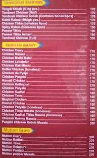 Punjabi Kitchen menu 4