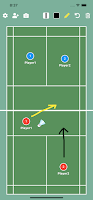 Badminton Tactic Board Screenshot