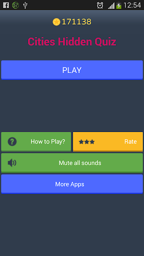 Cities Hidden Quiz