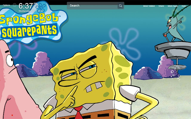 SpongeBob Wallpapers Theme New Tab