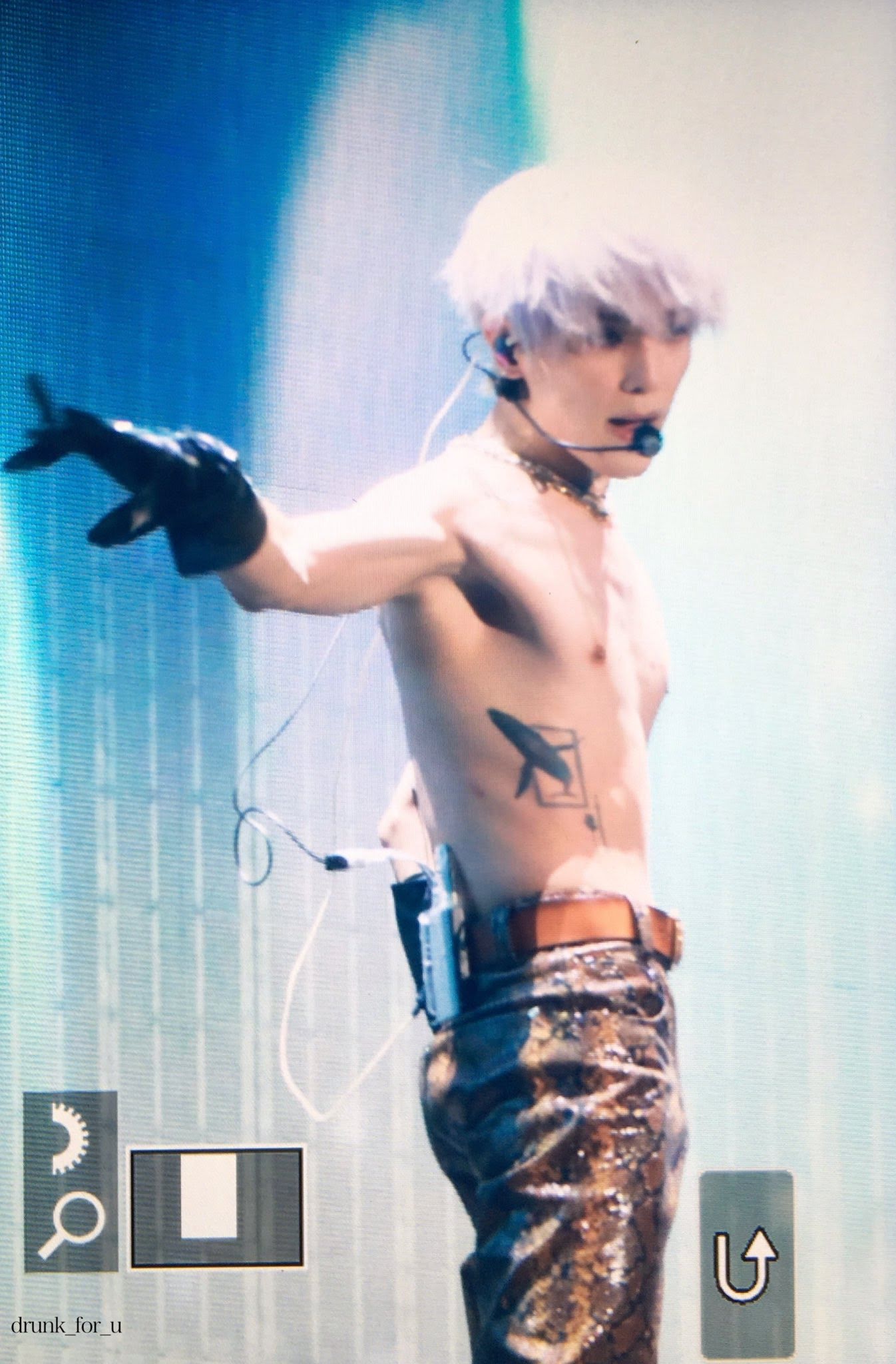 nct 127 taeyong superm tattoo sword 1