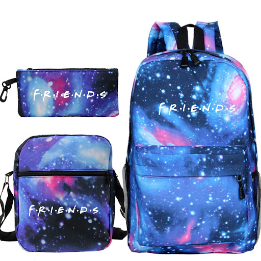 Title 2, Student Shoulder Bag Pencil Case Three Piece Se...