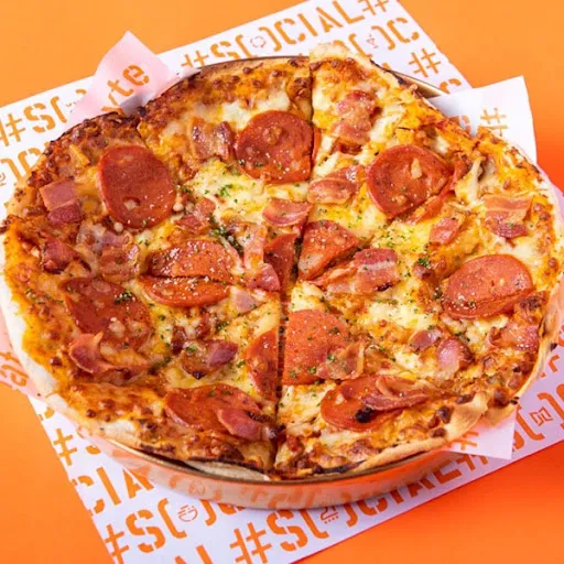 Pepperoni and Bacon Pizza