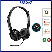 Tai Nghe Có Dây Rapoo H100 (2 Giắc 3.5Mm) - Bảo Hành Chính Hãng 12 Tháng