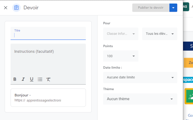 Envoyer à Google Classroom Preview image 2