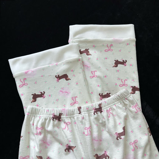 Title 3, Island Velvet Sausage Dog Pajamas Womens Cute ...