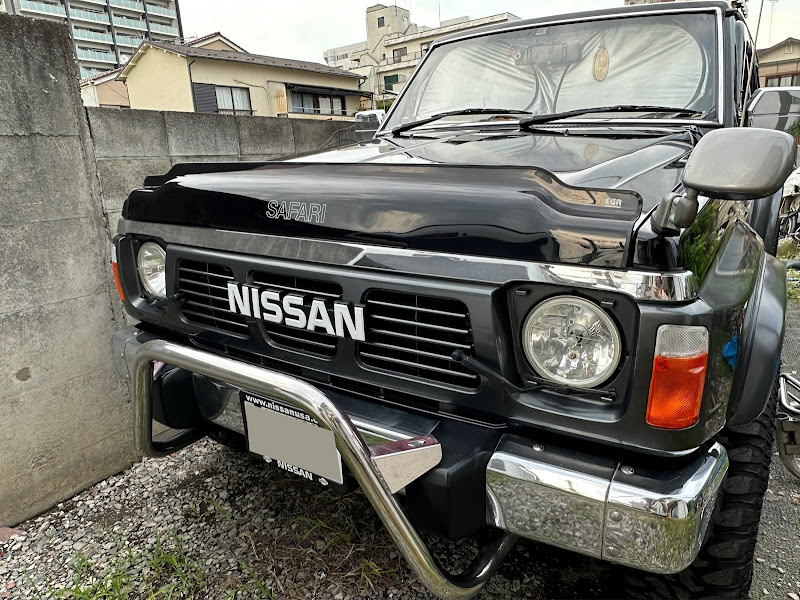 絶版超希少★　日産　Y61 サファリ　パトロール　純正　オプション？　バグガード