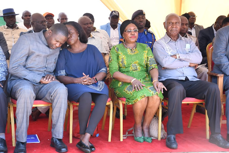 Four members of the 7-member task force that will scrutinise financial and human resource systems of Siaya county.