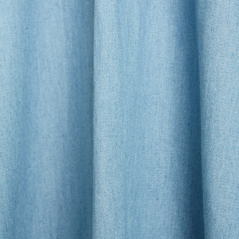 Title 4, Damen Blaue Jeans-Rock mit Steppnähten und einf...