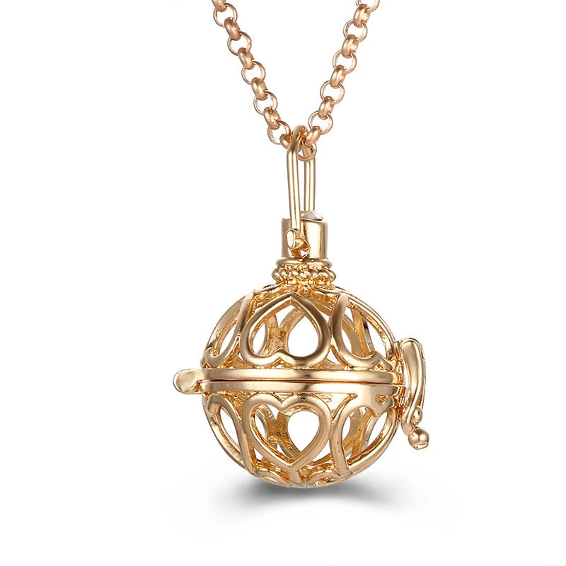 Collier diffuseur d'huiles essentielles cage en zircon, boîte à parfum, style Han traditionnel, accessoires antiques.