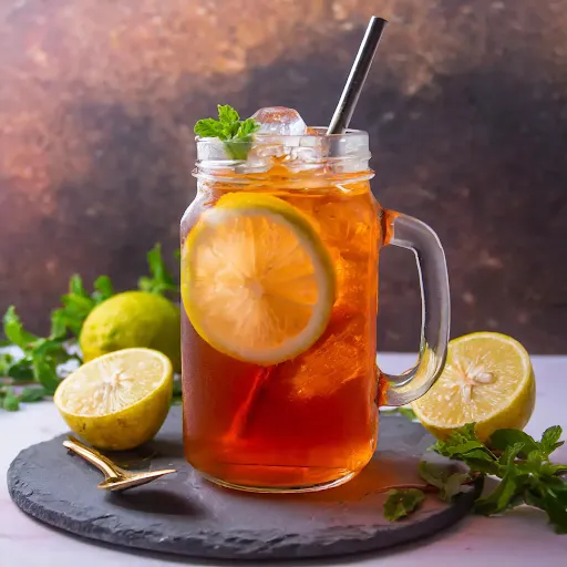 Classic Lemon Iced Tea [450 Ml, 1 Mason Jar]