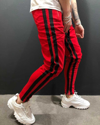 Red and black