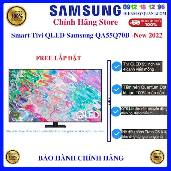 [Samsung 55Q70B] Smart Tivi Qled 4K 55 Inch Samsung Qa55Q70B - Samsung Qa55Q70Ba