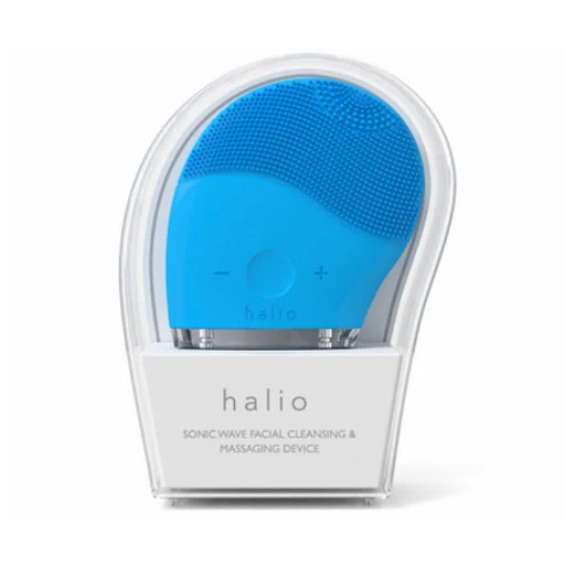 Máy rửa mặt và massage Halio Facial Cleansing & Massaging Device - Sky Blue