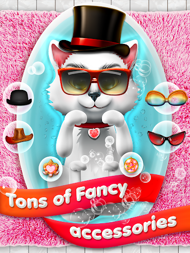 Kitty Pet Wash Dressup Game